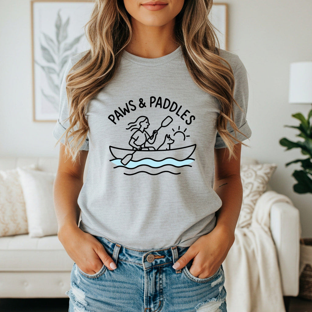 Paws and Paddles Graphic Design Casual Wear
