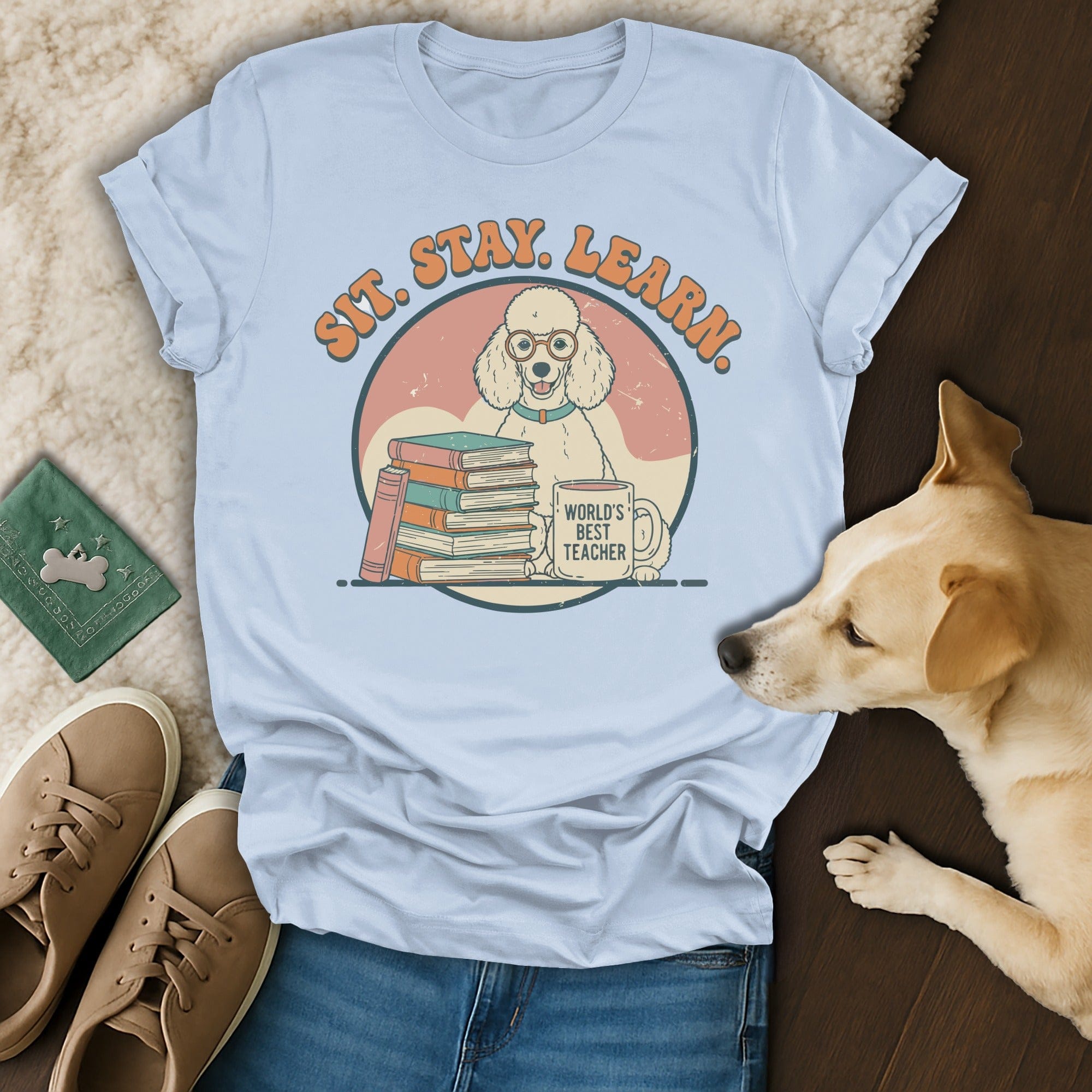 Teacher Poodle T-Shirt 🐩