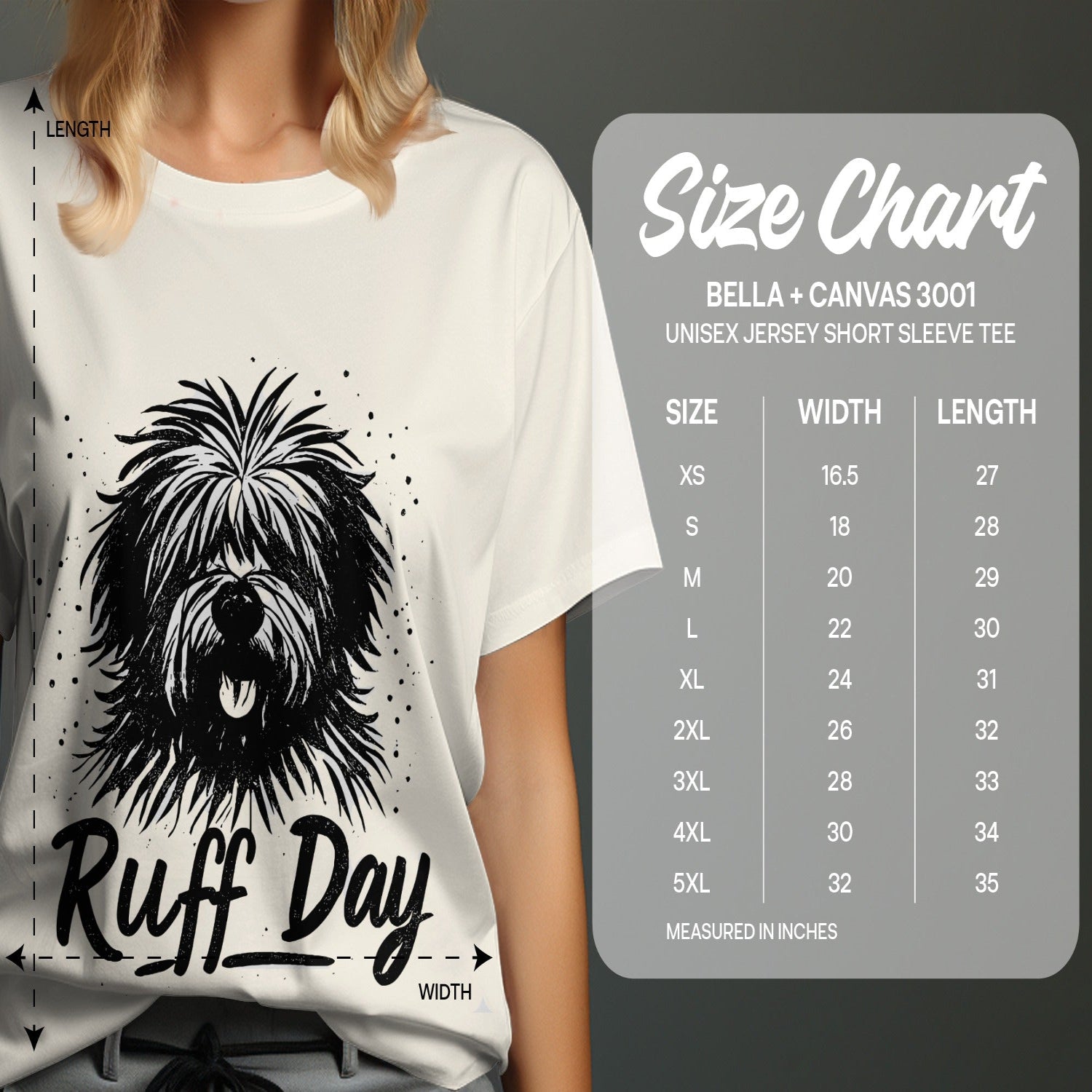 Ruff Day Funny Dog Graphic Unisex Jersey Short Sleeve