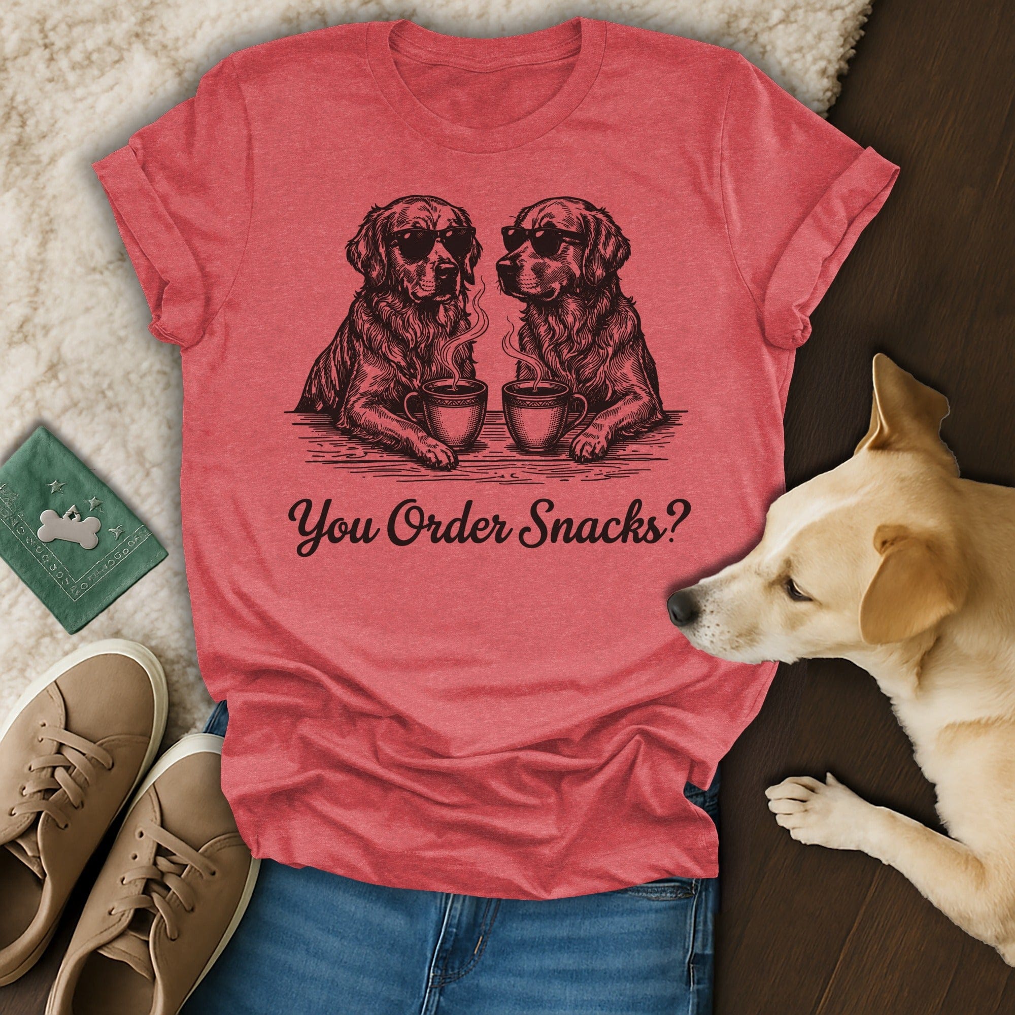 Dogs Sunglasses Coffee You Order Snacks Golden product type