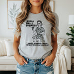 Small Business Dog's Social Calendar Graphic Shirt