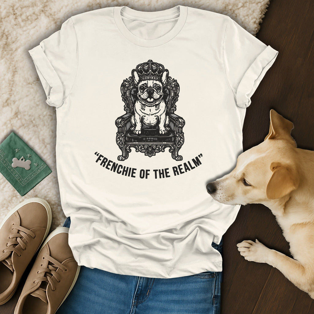 Frenchie of The Realm Graphic Dog Lover T-Shirt