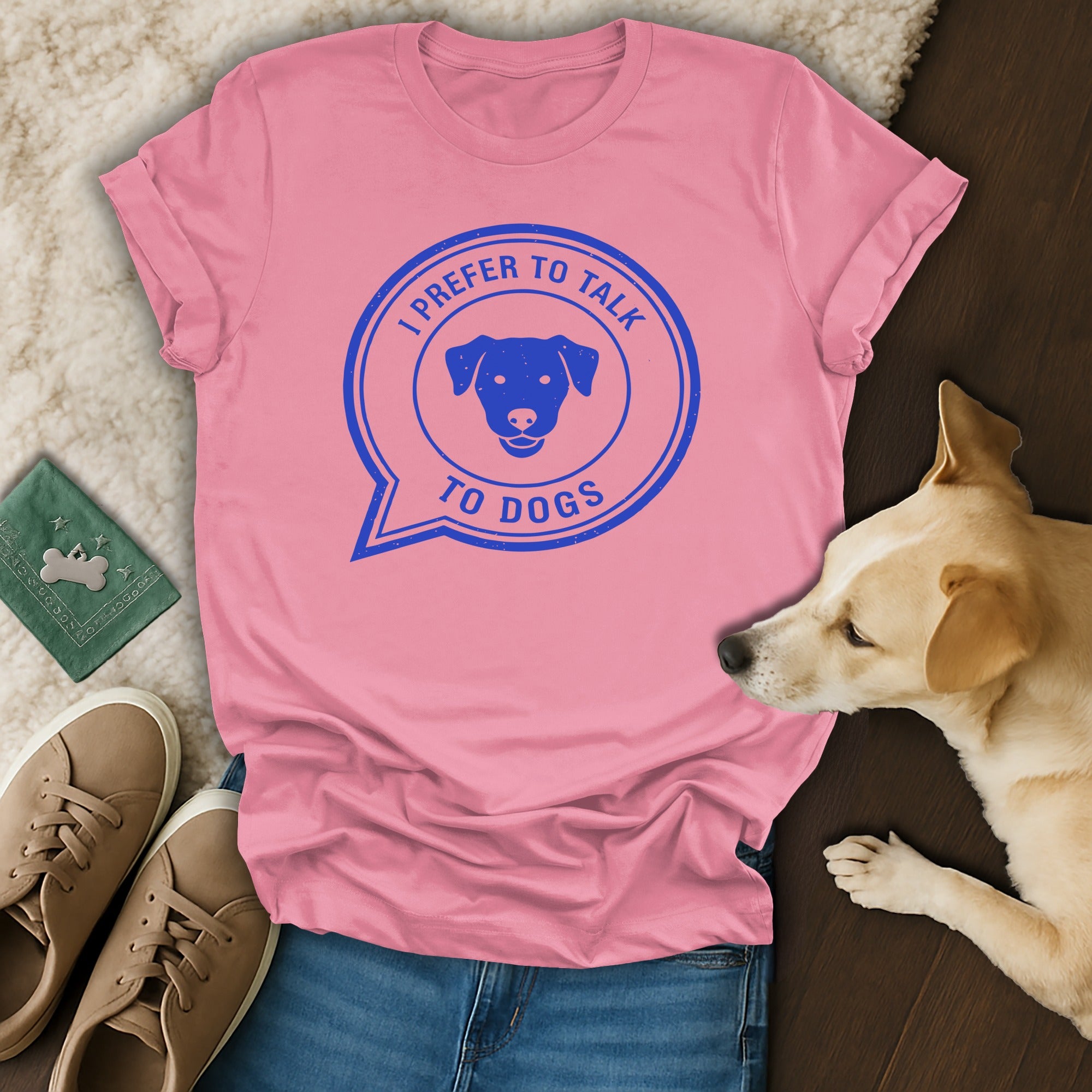 I Prefer To Talk To Dogs Graphic T-Shirt Product