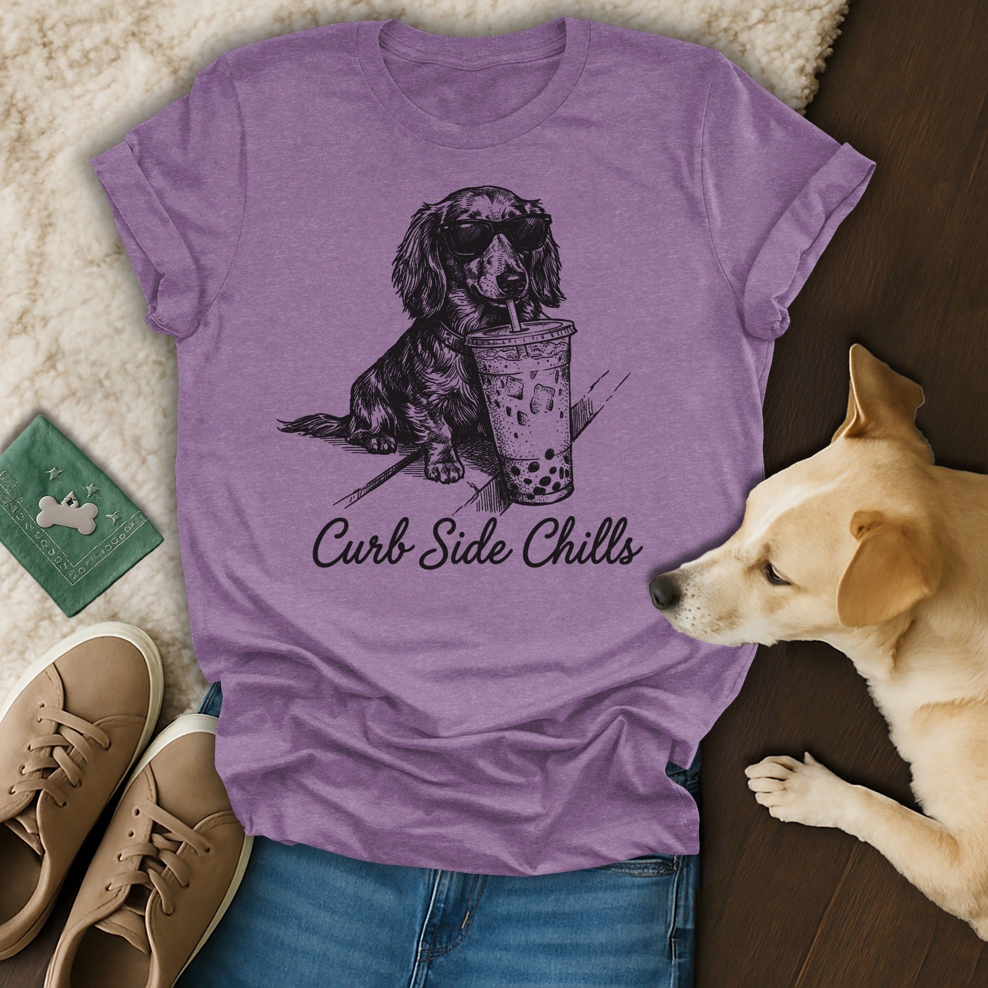 Dog Sunglasses Boba Curb Side Chills product type

Dog Shirt
Dachshund Design
Sunglasses Dog
Boba Tea Lover
Bubble Tea Shirt
Curb Side Chills
Purple Graphic
Animal Apparel
Pet Owner Gift
Cool Canine
Relaxed Vibes
Summer Tee
Cute Doggie
Weiner Dog Art
Dog Mom Gift
Dog Dad Gift
Unique T-shirt
Casual Style
Fun Design
Lavender Tee