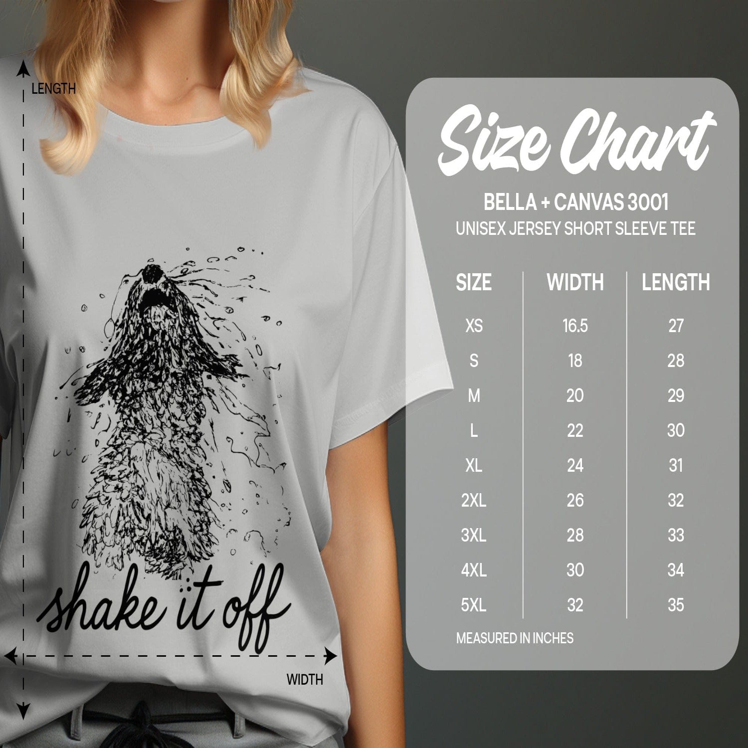 Bella+Canvas Shake It Off Unisex Jersey Tee