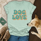 Retro Dog Love T-Shirt 🌻🐕