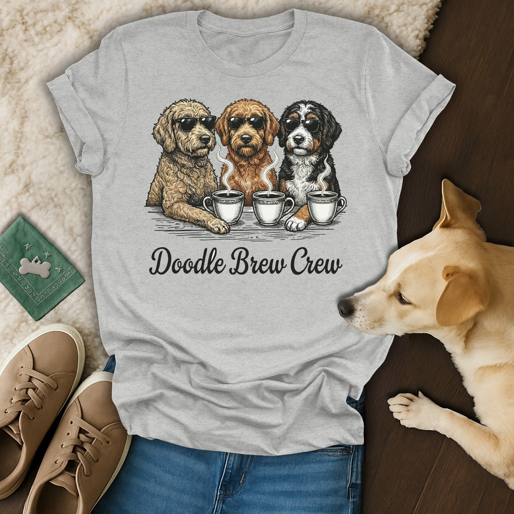 Doodle Brew Crew Dogs Coffee Lovers Cool Pups product type
doodle dogs
coffee lovers
brew crew
dog shirt
dog owner
pet lover
cute dogs
doodle mom
doodle dad
puppy design
animal humor
canine graphic
dog with glasses
coffee time
funny dog
poodle mix
goldendoodle
bernedoodle
dog apparel
cool dog design