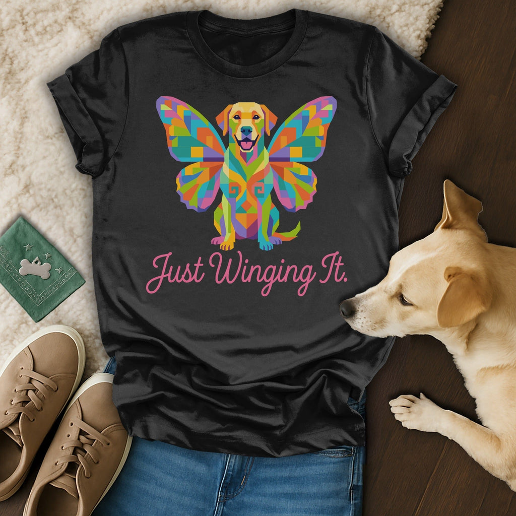 Colorful Geometric Dog Butterfly Wings Just Winging It product type
Dog
Labrador
Golden Retriever
Butterfly Wings
Colorful
Geometric Design
Animal Art
Pet Lover
Unique Graphic
Just Winging It
Funny Dog
Playful Pet
Bright Colors
Abstract Dog
Canine Design
Animal Graphic
Dog Illustration
Rainbow Dog
Fantasy Pet
Winged Dog