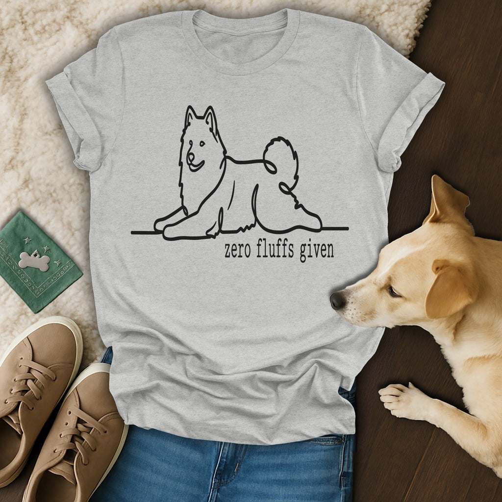Zero Fluffs Given T-Shirt 🐕