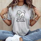 Cute RSVP Plus One My Doodle Graphic Tee Shirt
