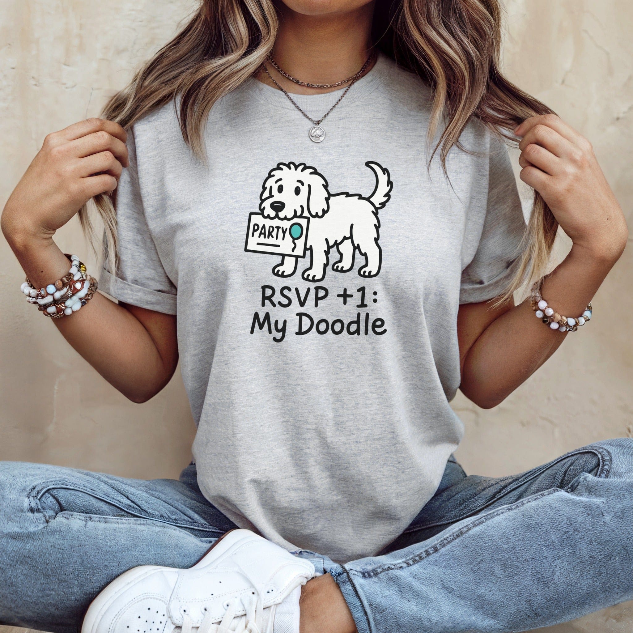 Cute RSVP Plus One My Doodle Graphic Tee Shirt
