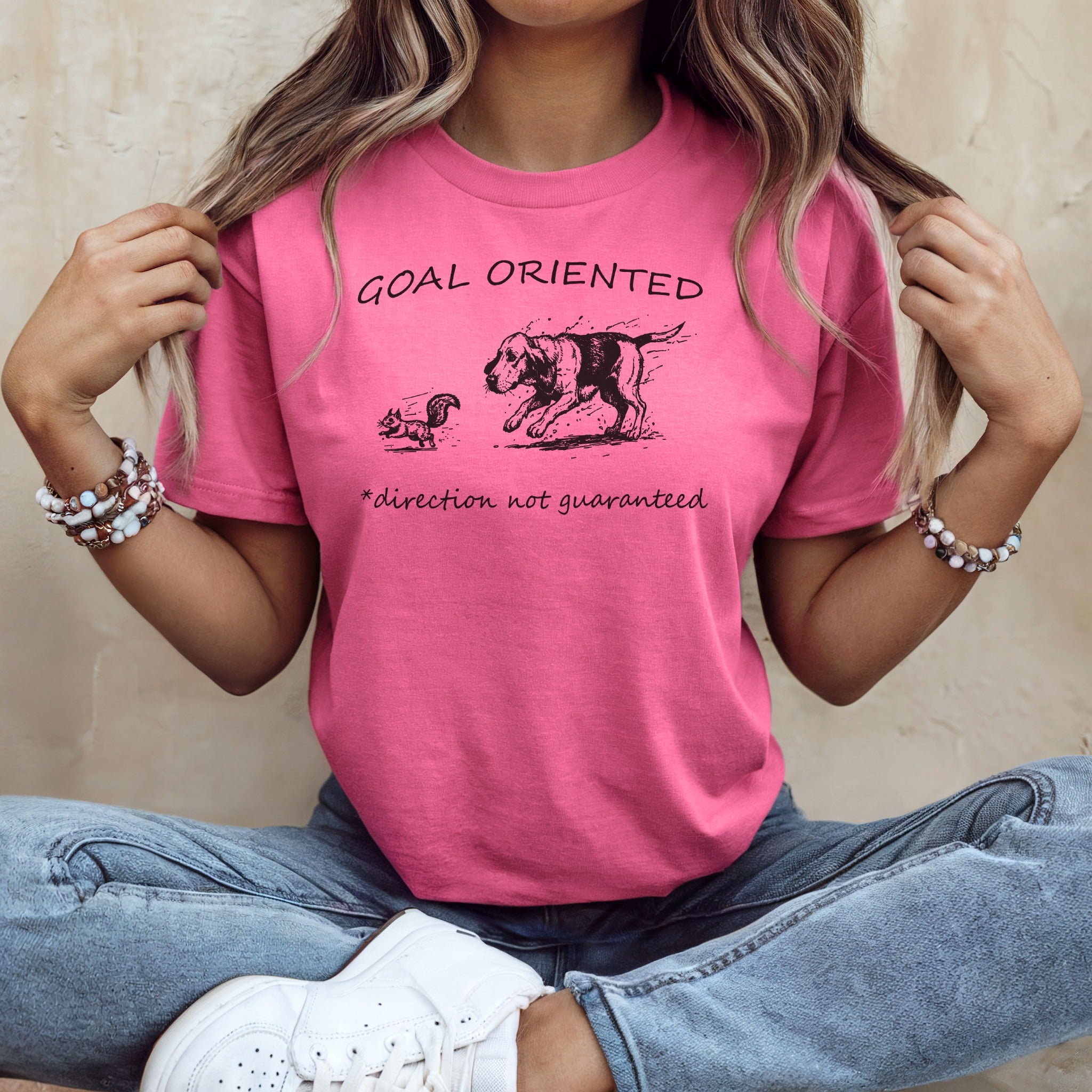 Goal Oriented Direction Not Guaranteed Graphic T-shirt