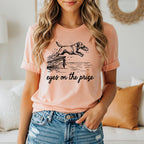 Eyes on the Prize Illustrated Dog Graphic T-Shirt