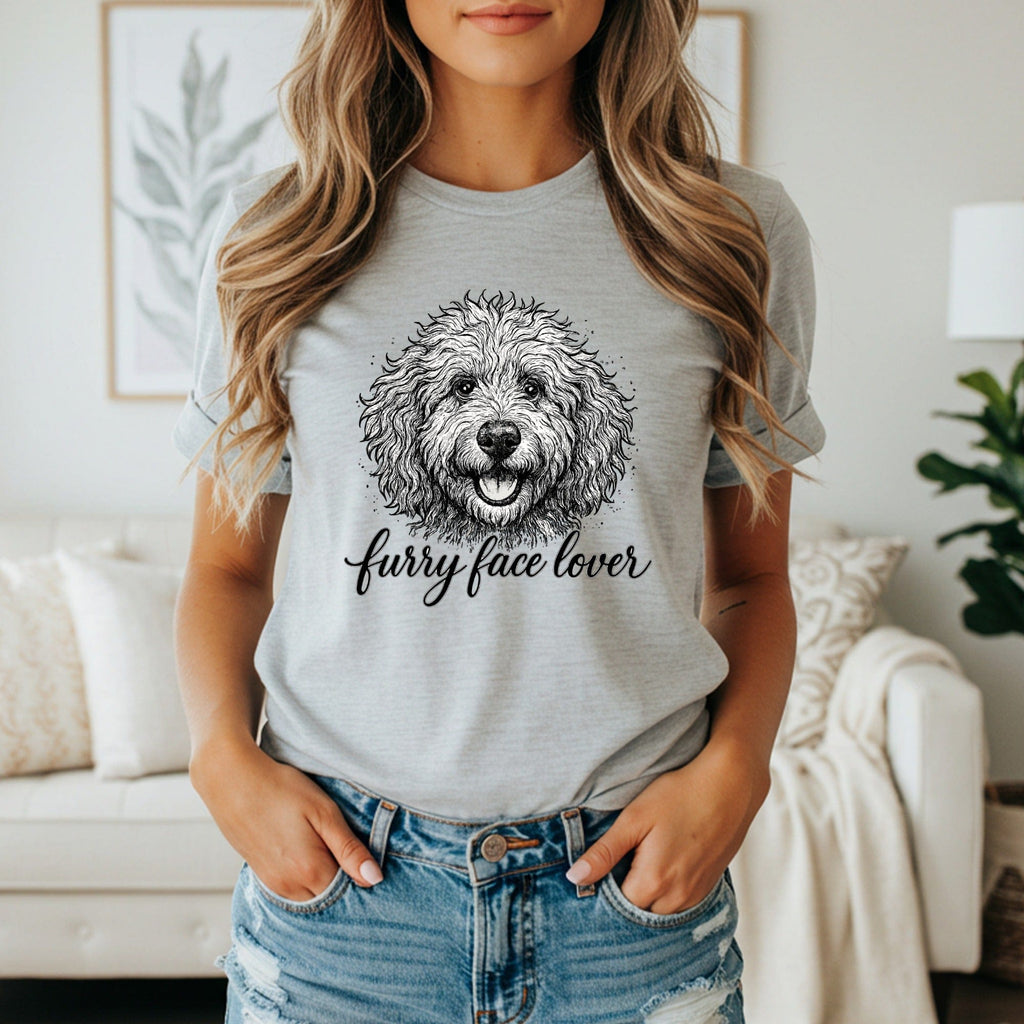 Furry Face Lover Graphic Design T-Shirt Product