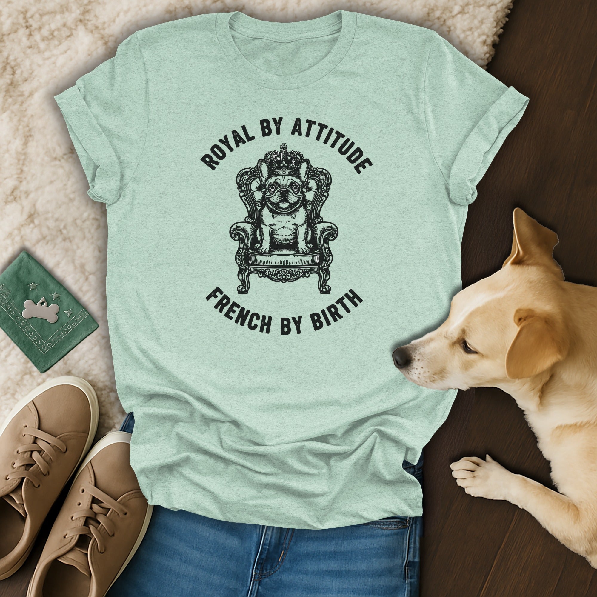 Royal By Attitude French By Birth Graphic T-Shirt