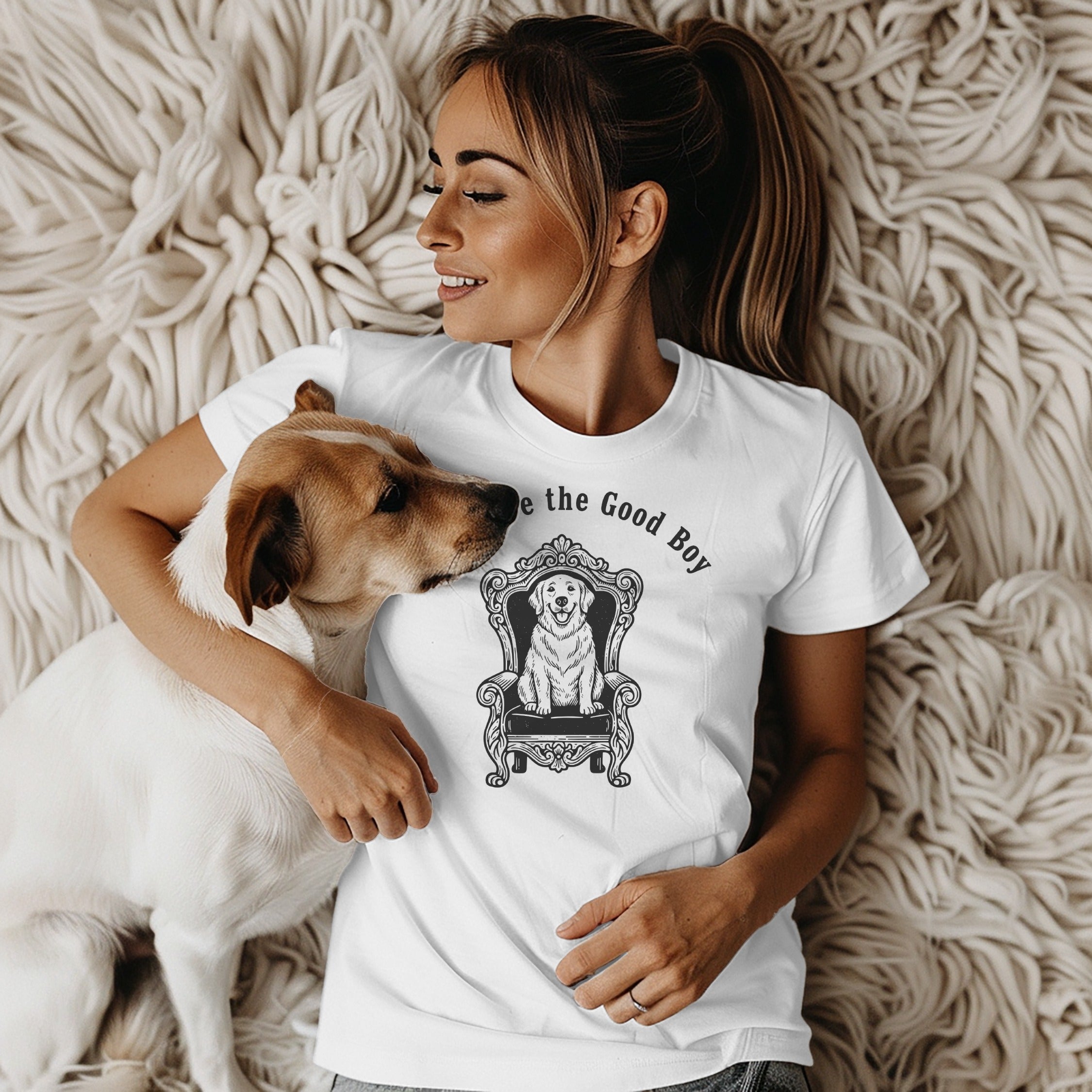 Be The Good Boy Adorable Dog Print T-shirt