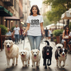 Doodle Brew Crew dog puppies design funny cute t-shirt product type