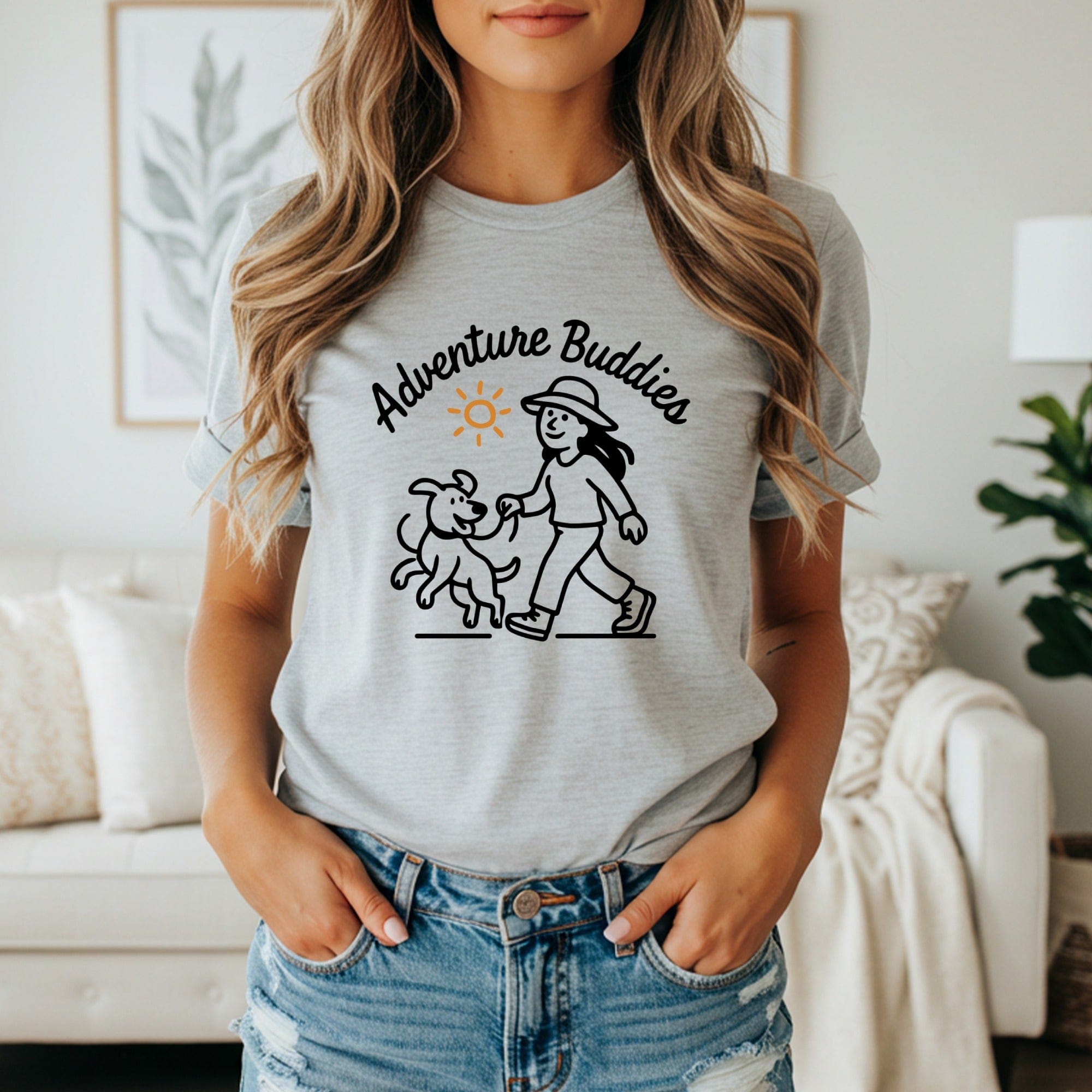 Adventure Buddies Graphic Shirt for Dog Lovers
