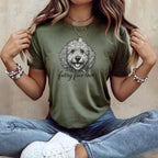 Furry Face Lover Graphic Tee for Dog Enthusiasts