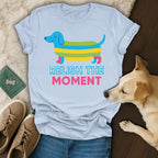 Relish the Moment Colorful Dachshund T-shirt