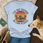 I've Got Friends In Low Places Funny Dachshund Shirt