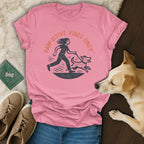 Paw-sitive Vibes Only Dog Lover Graphic T-shirt