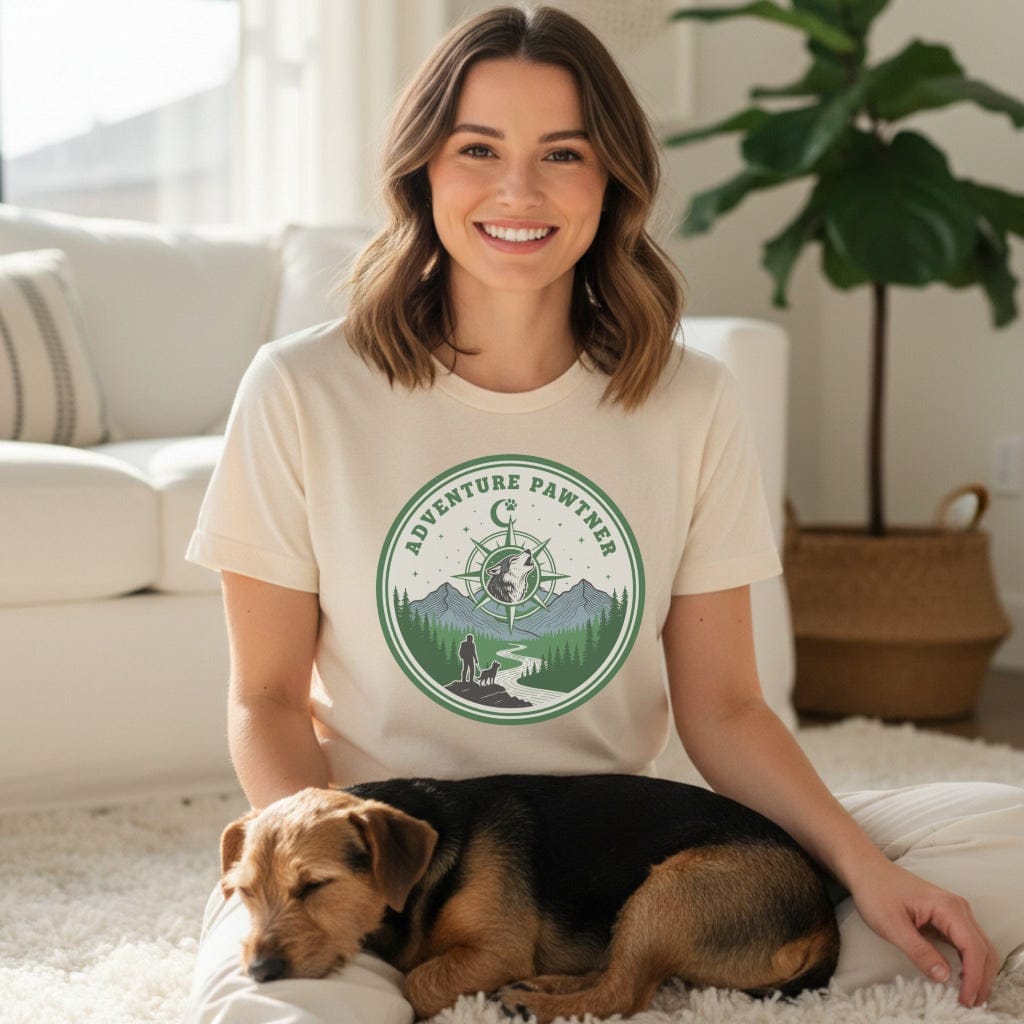 Adventure Pawtner Outdoor Exploration Themed Shirt