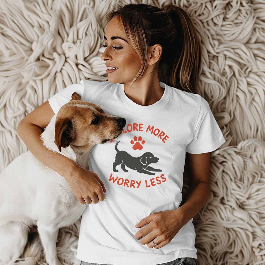 More More Worry Less Motivational Tee Product