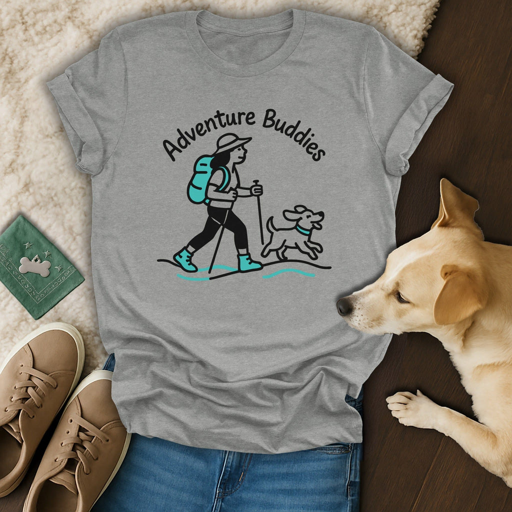 Adventure Buddies Hiking and Dog Lover Apparel