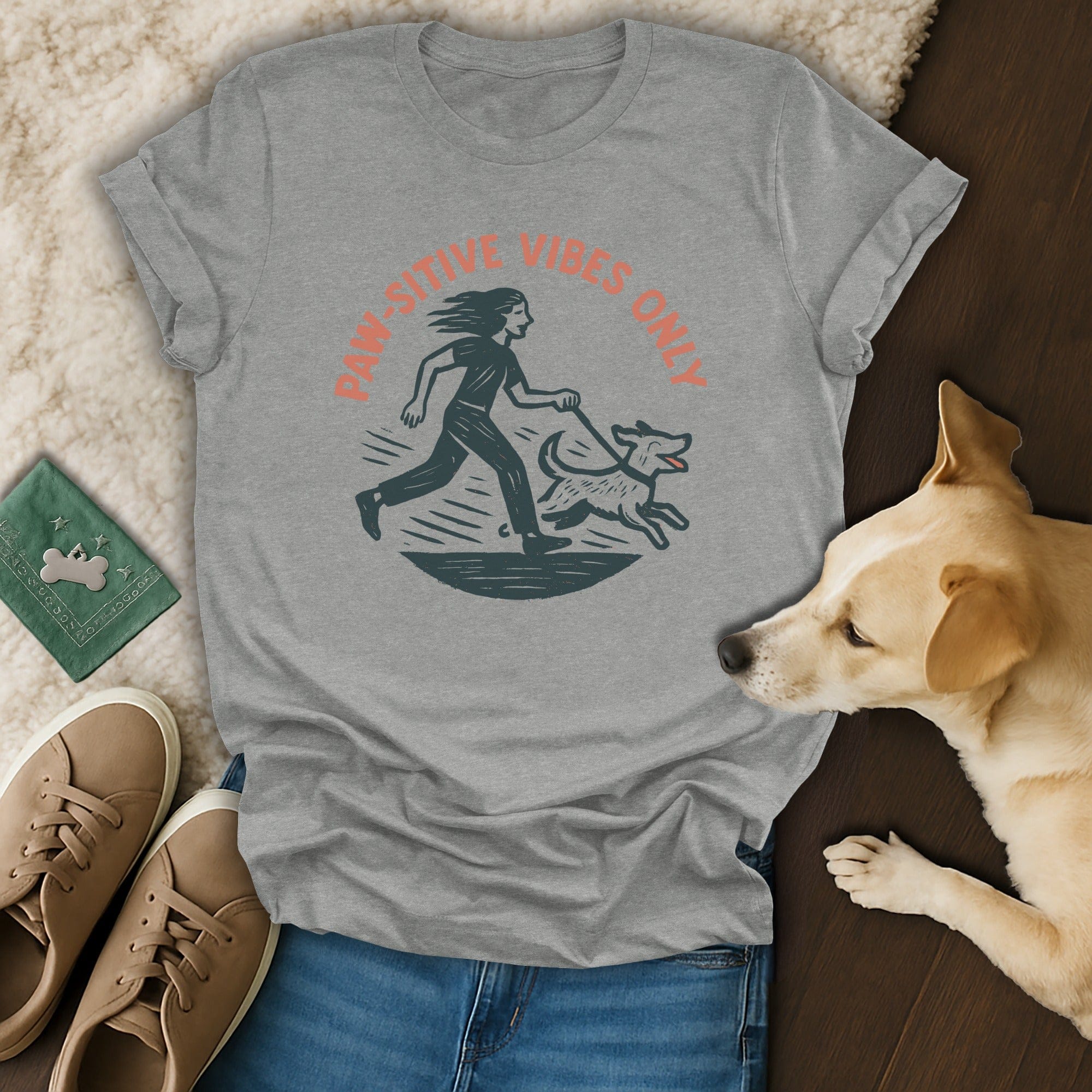 Paw-sitive Vibes Only Dog Lover Shirt