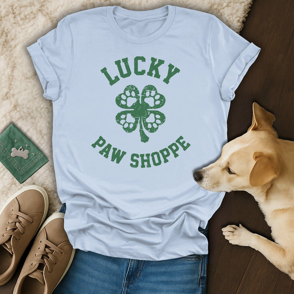 Lucky Paw Shoppe Graphic Print T-Shirt for Pet Lovers