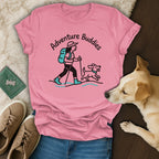 Adventure Buddies Hiking and Dog Walking Shirt