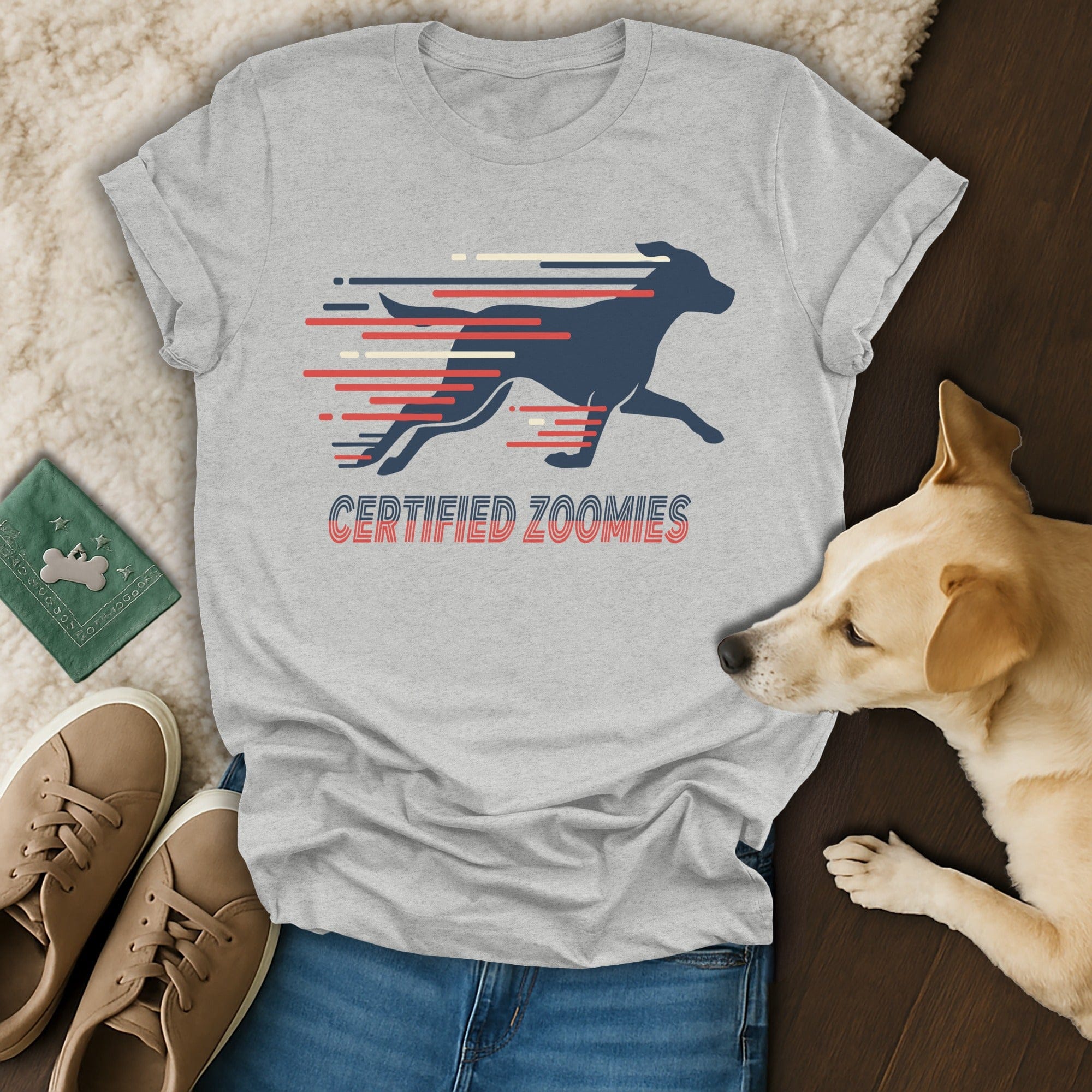 Certified Zoomies Graphic Tee for Dog Lovers
