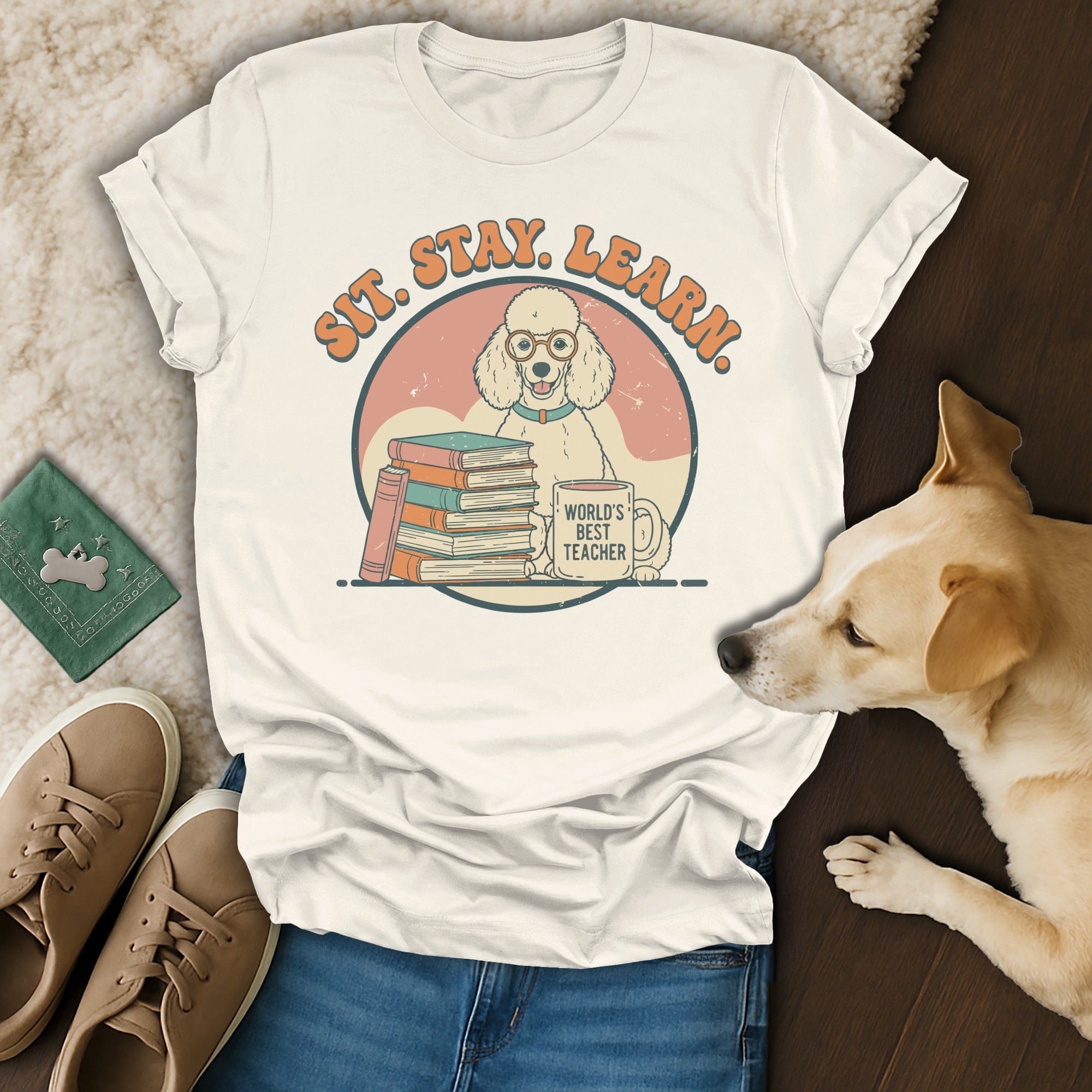 Teacher Poodle T-Shirt 🐩