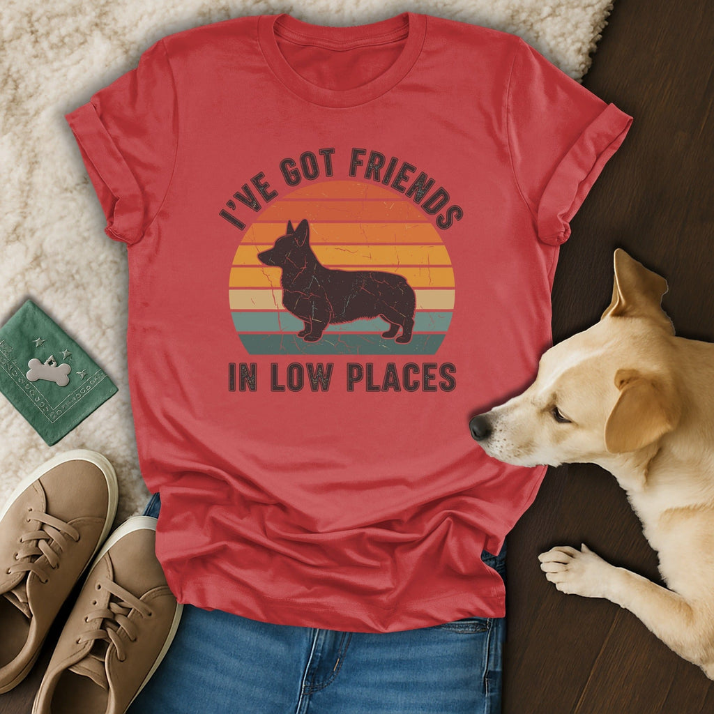I've Got Friends In Low Places Dog T-Shirt