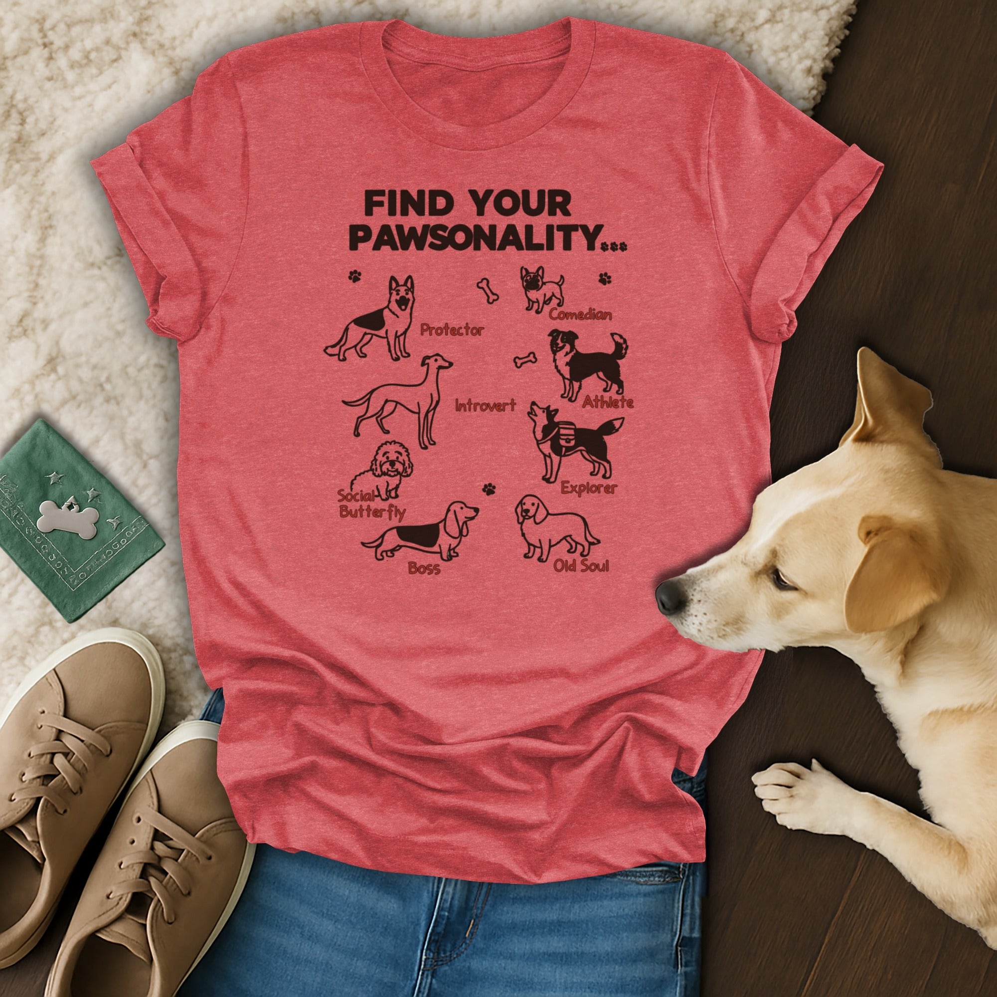 Find Your PAWsonality Dog Lover's Shirt