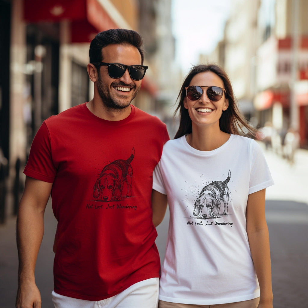 Not Lost Just Wandering 🐶 T-Shirt