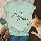 Dog Mom Graphic T-Shirt for Pet Lovers