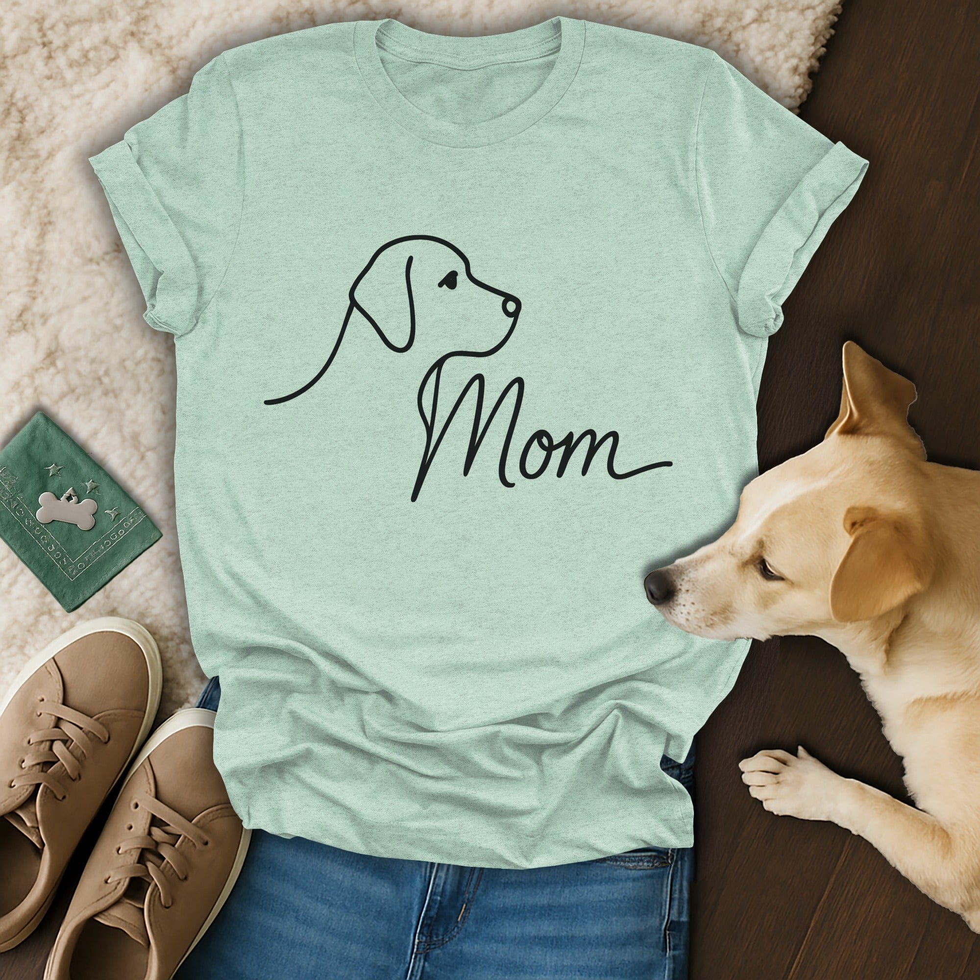 Dog Mom Graphic T-Shirt for Pet Lovers