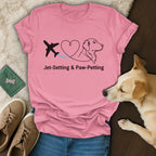 Wanderlust and Wagging Tails 🐶 T-Shirt