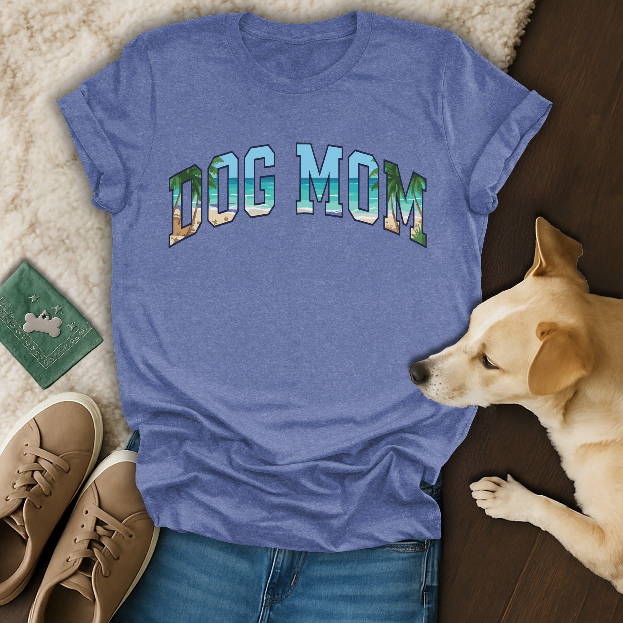 Dog Mom T-Shirt with Stylish Graphic Design