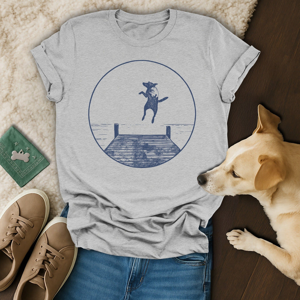Leaping Dog T-Shirt  🐾