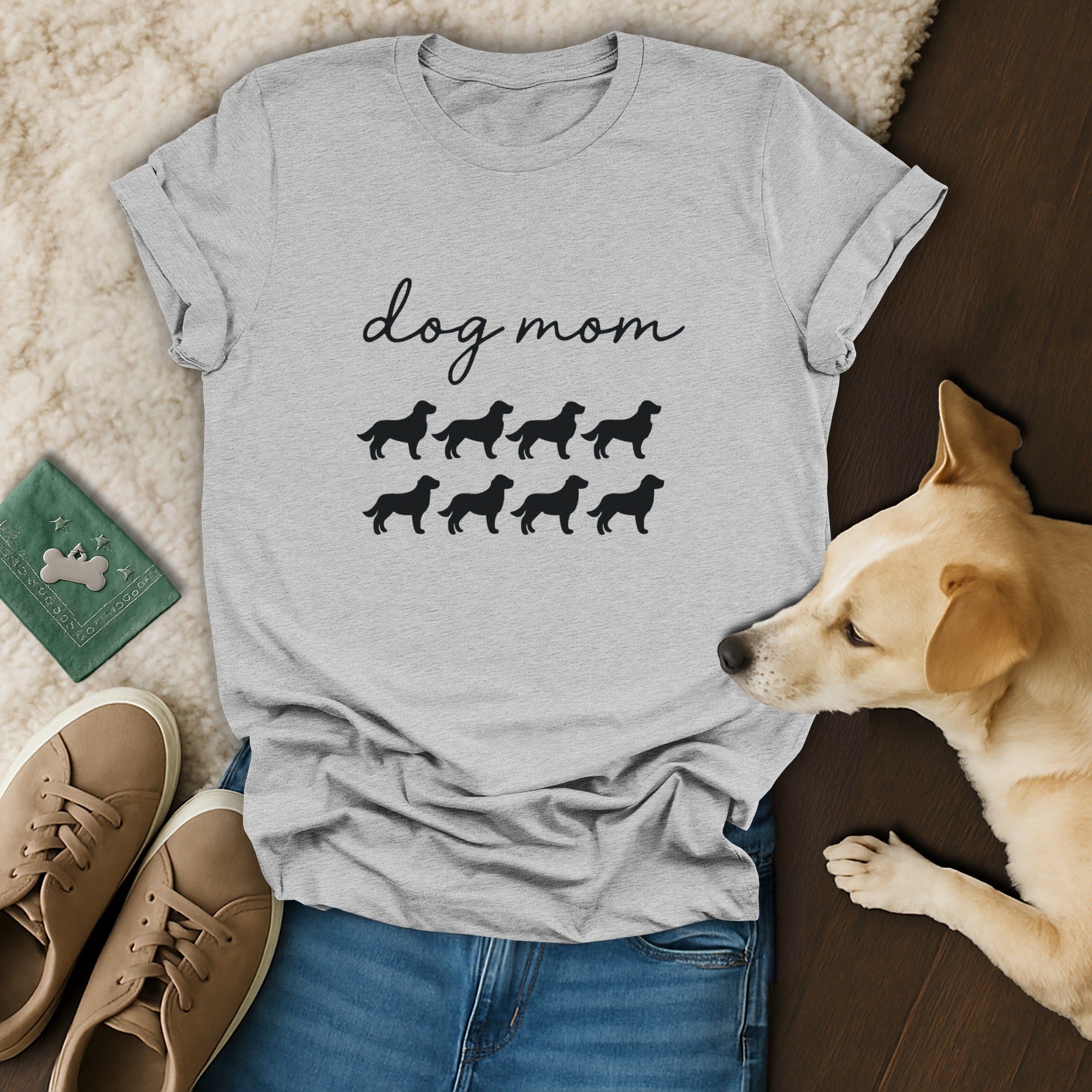 Cute Dog Mom T-Shirt 💜🐶