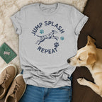 Jump Splash Repeat T-shirt 🐶