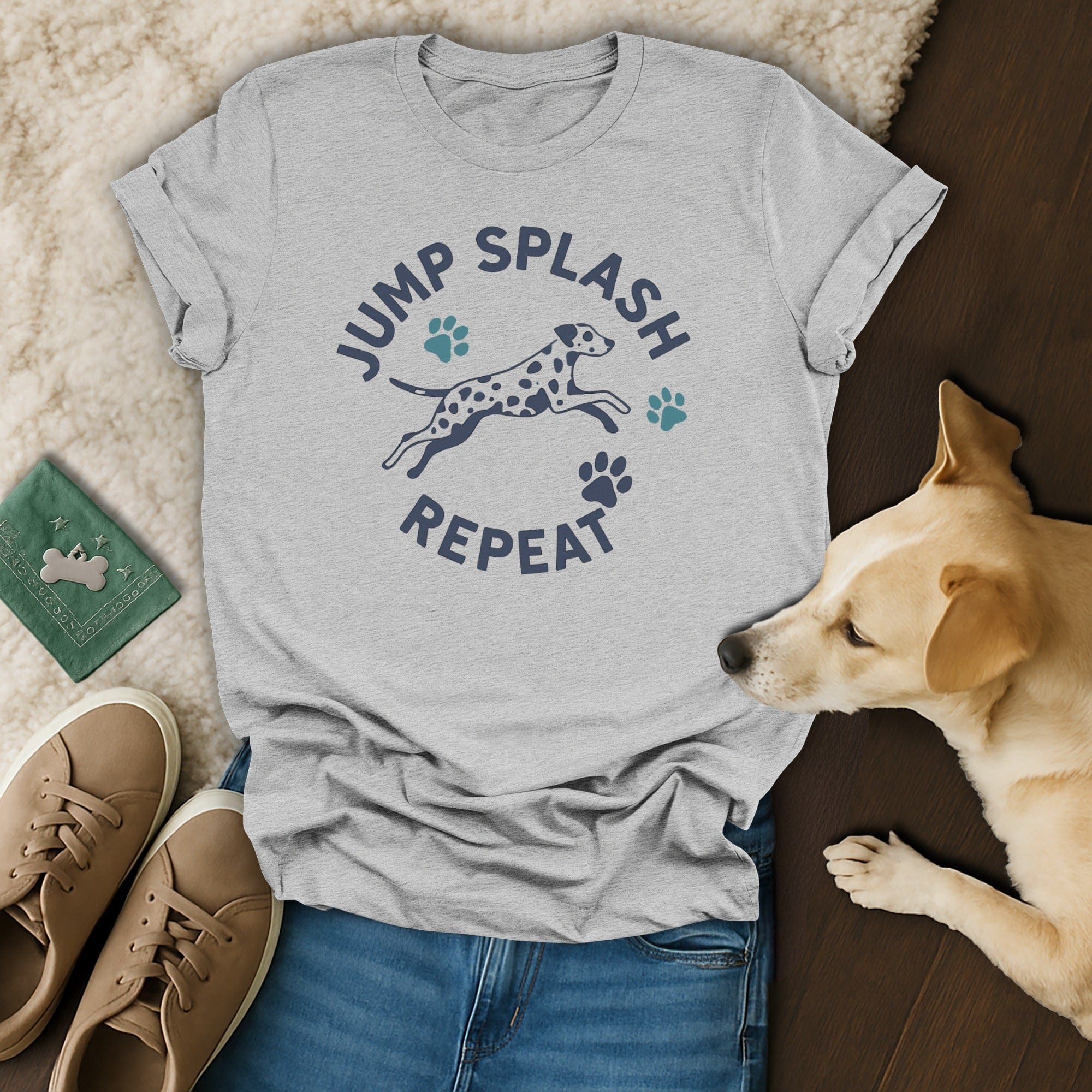 Jump Splash Repeat T-shirt 🐶