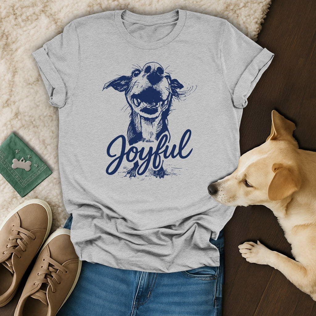 Joyful Dog T-Shirt 🐶🦴