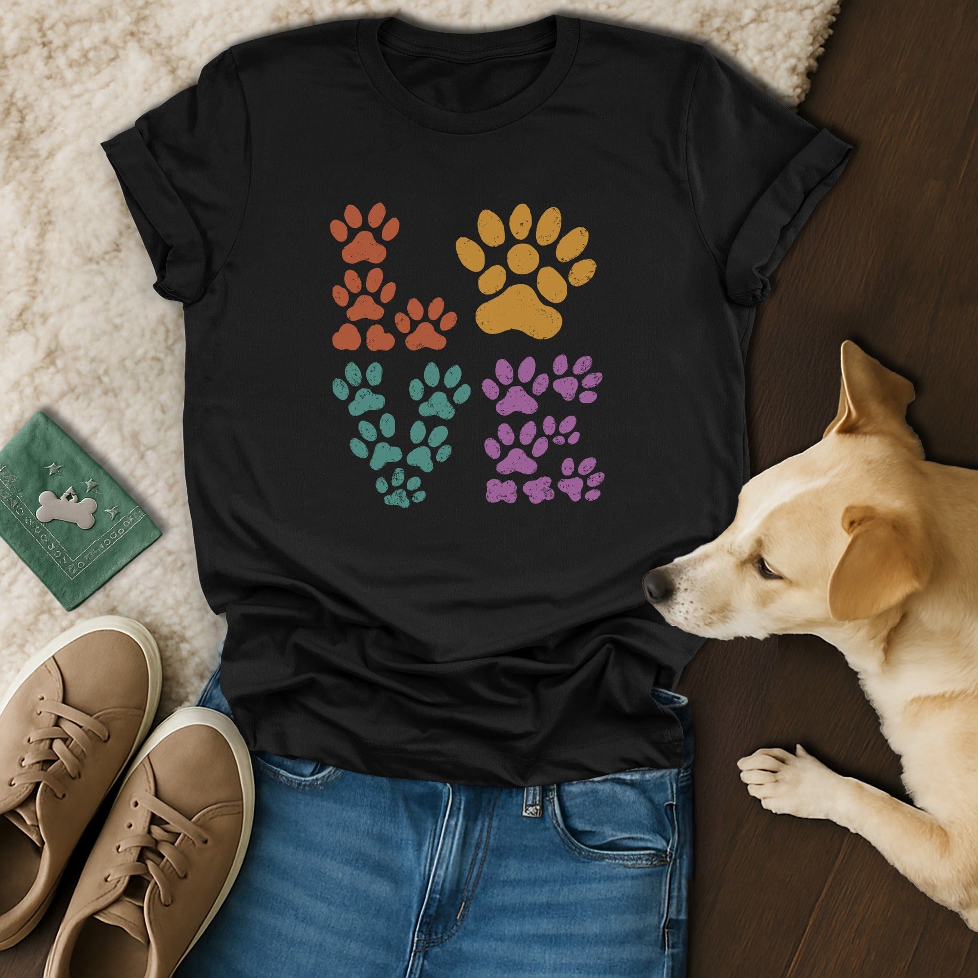 Love Paw Prints T-Shirt 🐶