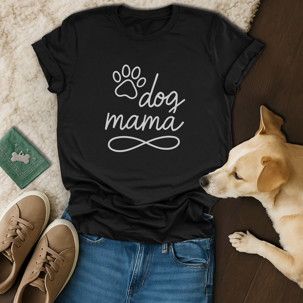 Cute Dog Mama Paw T-Shirt 🐾🐕