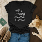 Cute Dog Mama Paw T-Shirt 🐾🐕