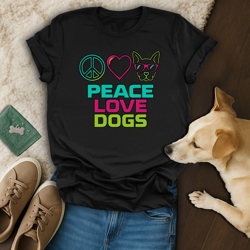Peace Love Dogs T-Shirt ✌️❤️🐶
